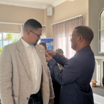 Paul Harris Fellow Dr Dillon Manuel